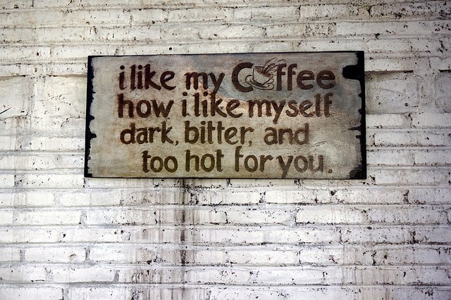 interesting coffee facts written on a wall