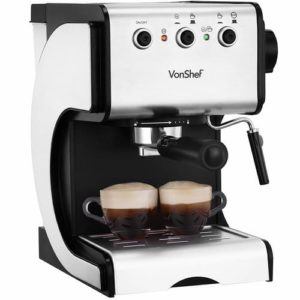 VonShef 15 Bar Espresso Coffee Machine