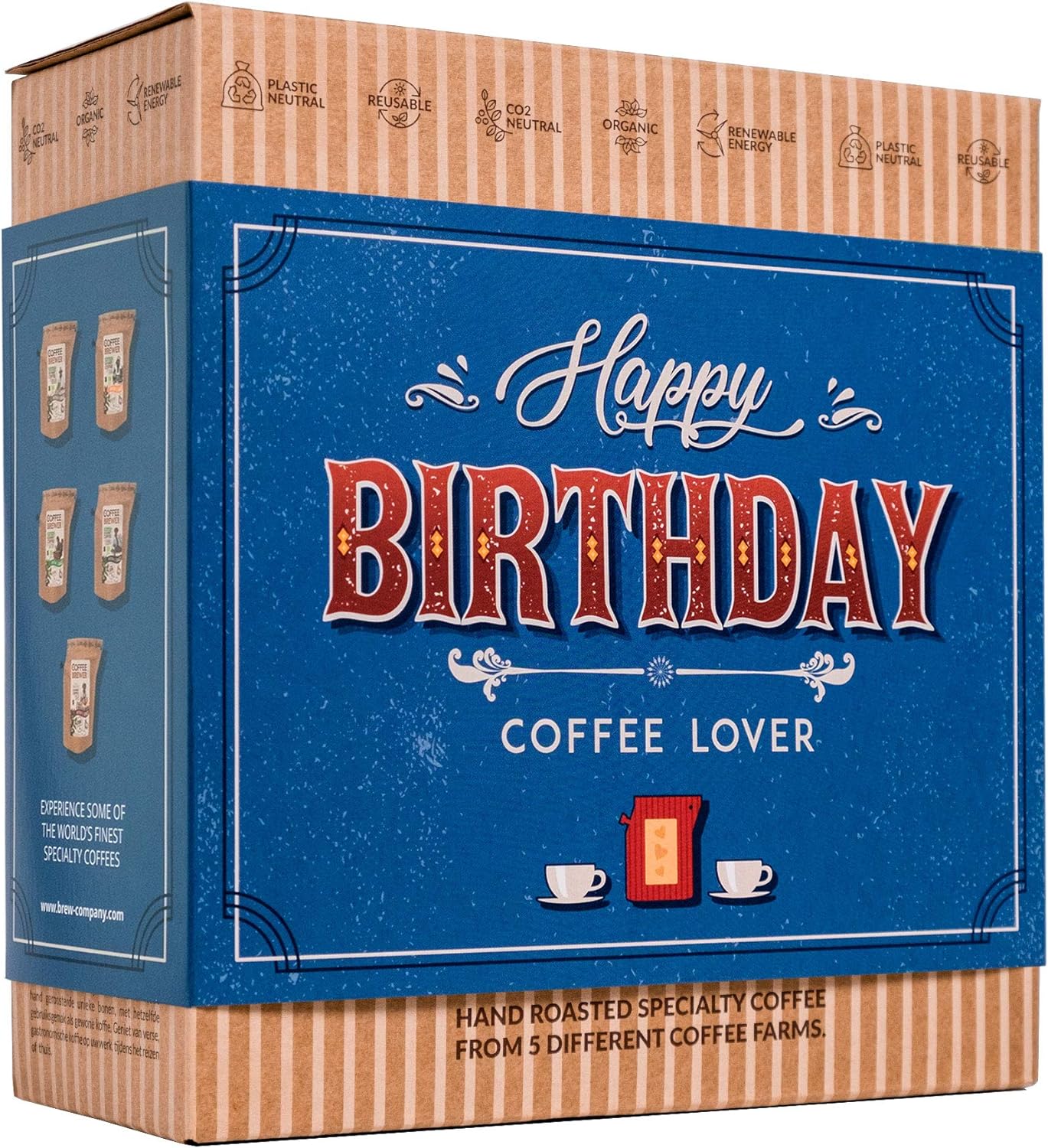Gourmet Birthday Coffee Gift Set for Men & Women