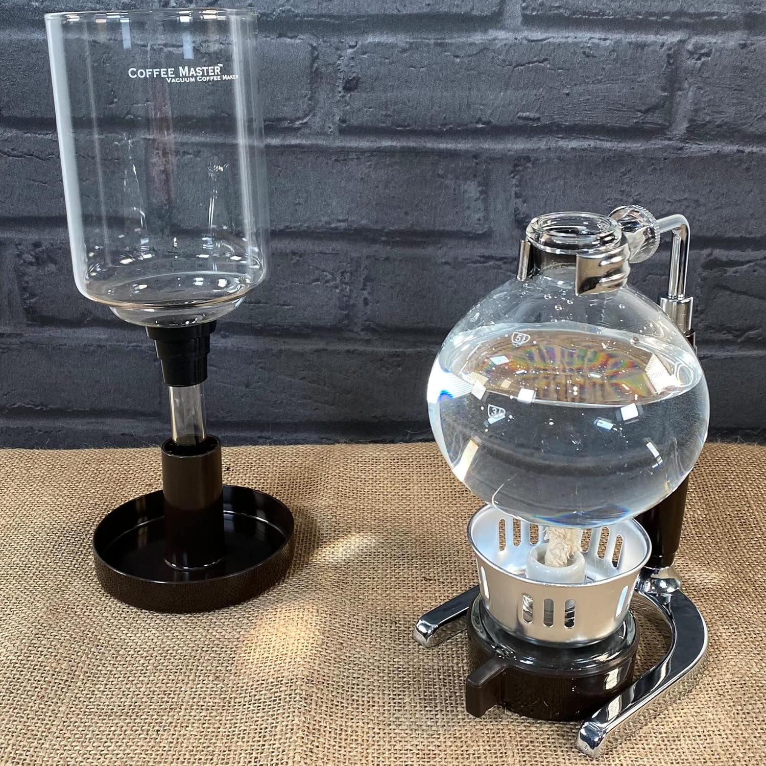 S4U® Coffee Master 5-Cup Syphon/Vacuum Glass Coffee Maker (5-Cup Coffee Maker)