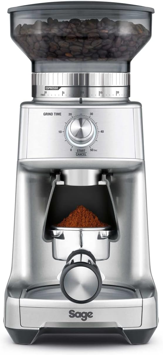 Sage The Dose Control Pro Coffee Grinder Electric, BCG600SIL, Silver