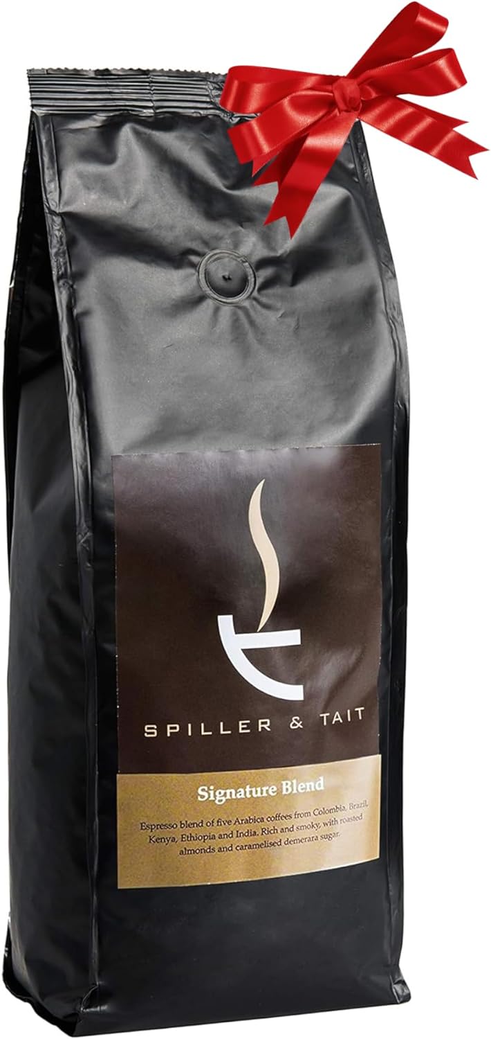 Spiller & Tait Signature Blend Coffee Beans - Multi Award Winning - Freshly Roasted in the UK - Espresso Blend Suitable for All Coffee Machines